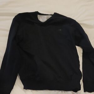 Champion Men's Dark Blue Crewneck Sweater